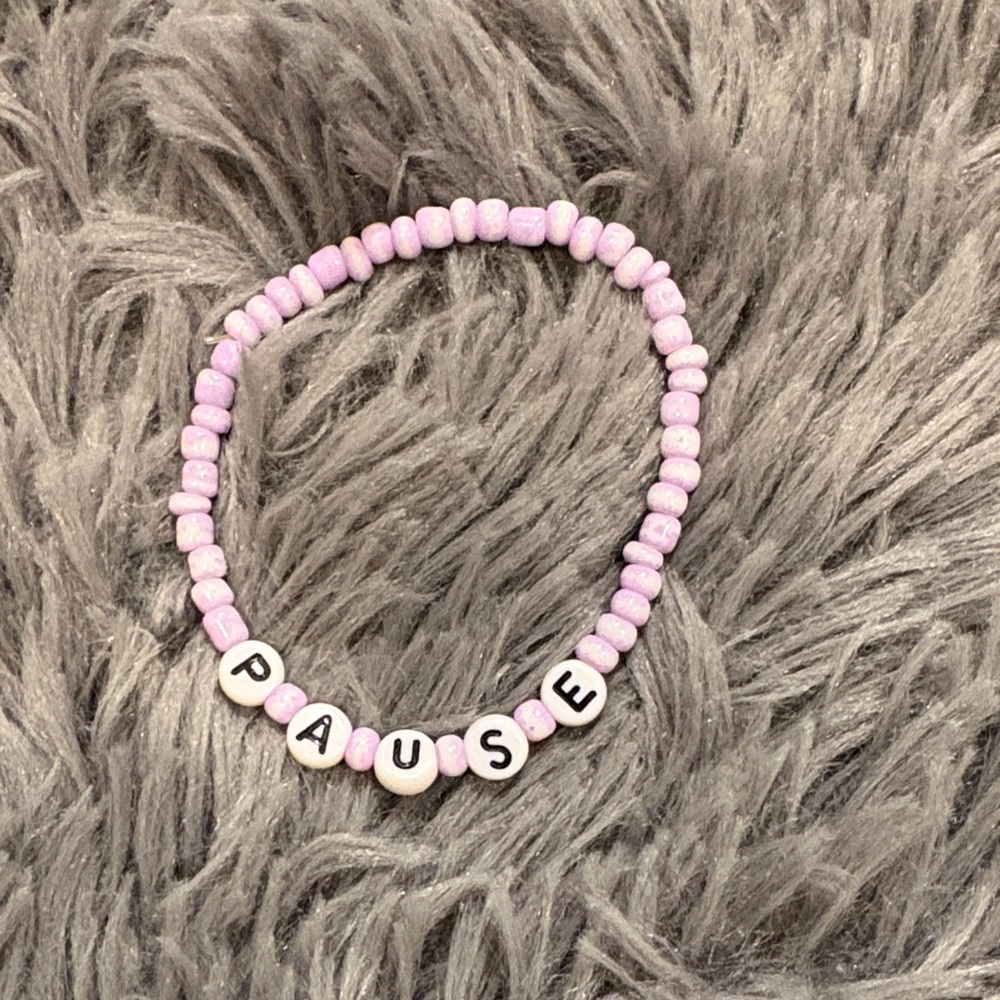 Lavender Beaded Bracelet